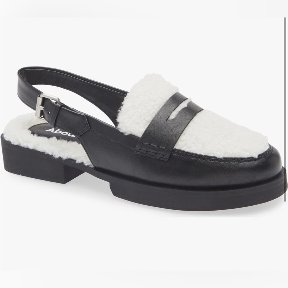 Abound Luciana Faux Fur Slingback Loafers
